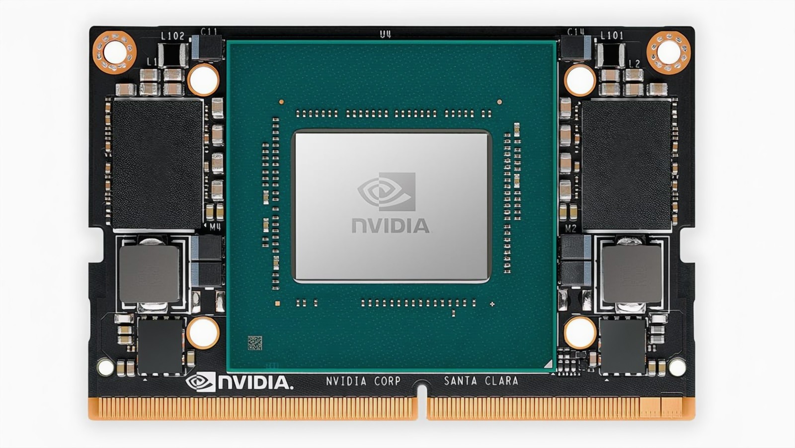 NVIDIA Jetson module, the aircraft's onboard edge computer.